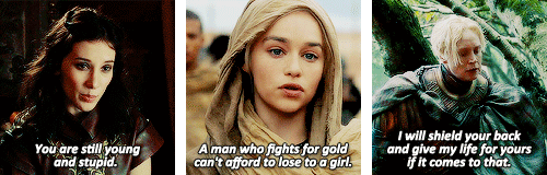 rubyredwisp: I do have an enormous amount of women readers and fans. A lot of them said they like the women in the books, a variety of women characters that appeal to a variety of women. Women are different. Some of them do like the princesses, some of