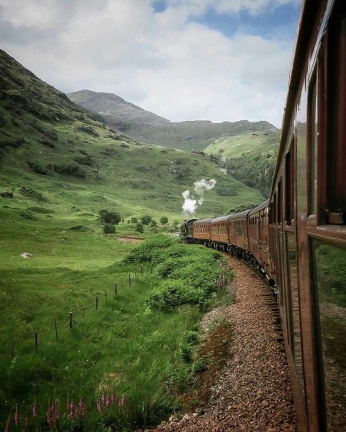 landscape-lunacy:The Jacobite Train from Fort William to Mallaig, Scotland - by Danja