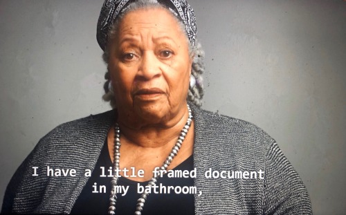 thesaddestchorusgirlintheworld:Toni Morrison: The Pieces I Am (2019)