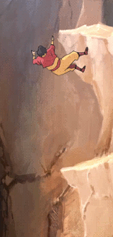otterbender:  The Legend of Bumi falling off of stuff. 