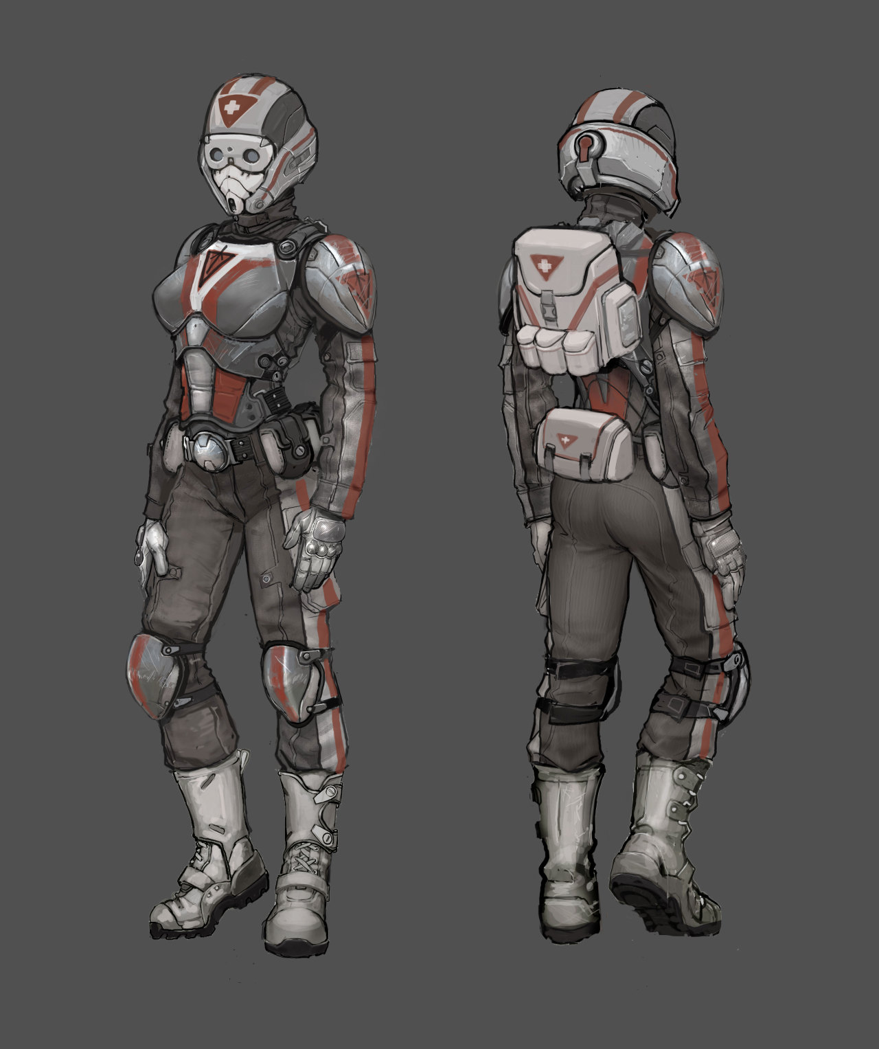 elfslavewatdo:  Planetside 2 Female Terran Republic &amp; New Conglomerate concept