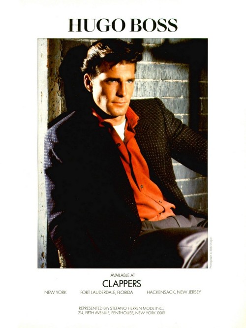 Selection Of 1980s Hugo Boss AdvertisementsPart 4.