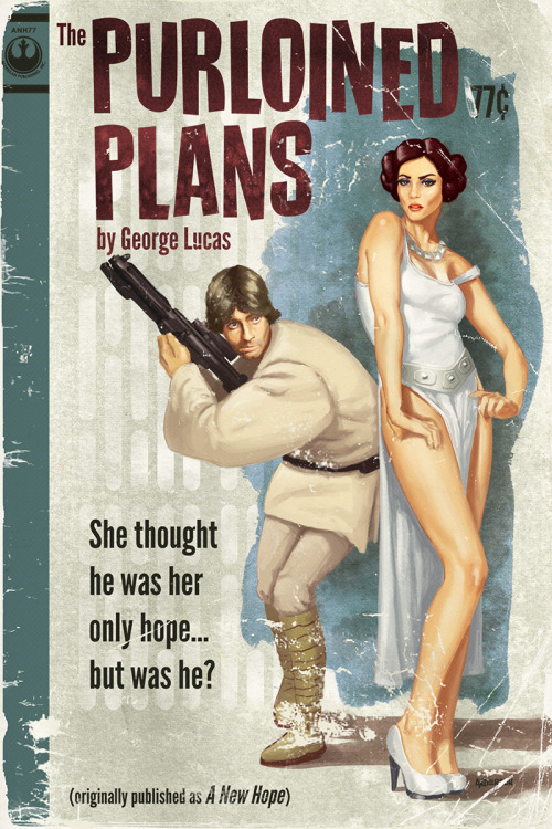 Porn photo xombiedirge:  Pulp Novel Star Wars Covers