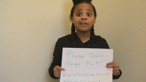 thingstolovefor:8 Year old Mari gives a few facts about the Flint Water CrisisPlease don’t forget #F