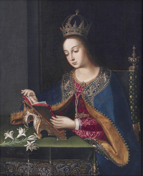 Anunciacion or La Virgen leyendo (1621). Baltazar Echave Orio (Spanish, 1540-1624). M