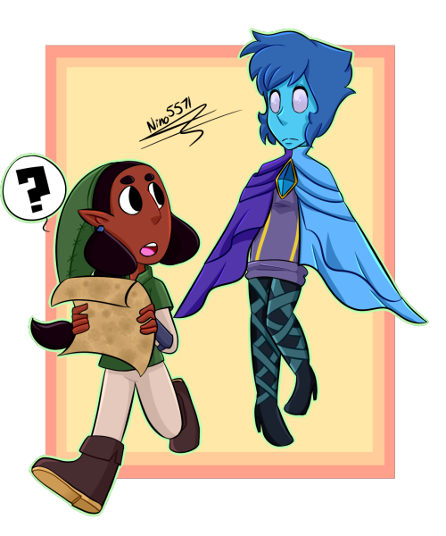thelegendofstevenuniverse: Connie: Are you sure we aren’t lost? Lapis: There’s 78% of probability th