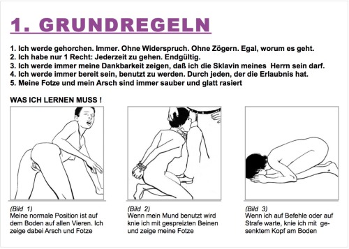 pleasingpetgirls: academy2: Slave Manual german/english, Part 1 (via TumbleOn)