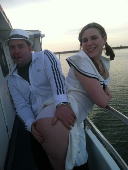 alexinspankingland:  alexinspankingland:  DrLectr spanking me during his Adult Speaking Boat Cruise (2013)   Whenever I refer to my FWB, this is the guy I mean. :3