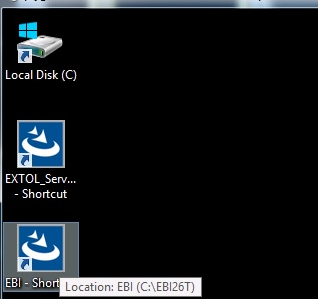 EXTOL Business Integrator 2.6 Launch EBI Client from Desktop