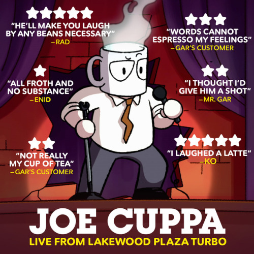 Laughter is brewing over at Gars… Joe Cuppa performs some pun magic tonight! 