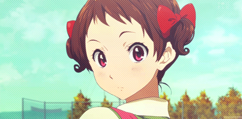  Hyouka -- Cooking Contest (Ibara Mayaka acting cute).         