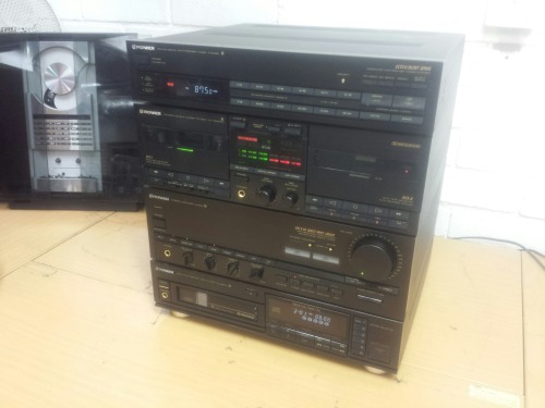 Pioneer Stereo Stack, 1998. Pioneer A-X540 Stereo Amplifier - Pioneer PD-X950M Compact Disc Changer 