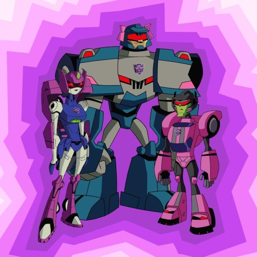 Transformers Shattered Glass Animated Nightbeat, Hosehead and Siren by Derrick J. Wyatt.