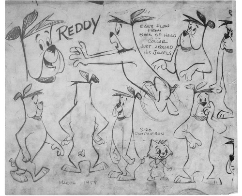 A couple of random Hanna-Barbera model sheets that don’t really fit anywhere else: Ruff &a