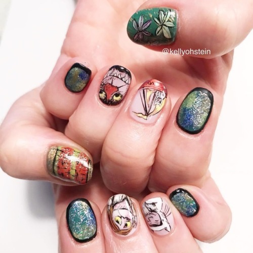Where the wild things are 31 DAYS OF HALLOWEEN DAY 20 on @amywormsworld  . . . . . . . . . #nailart 
