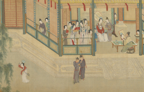 jeannepompadour:“Spring Morning in the Han Palace Ming Dynasty” by Qiu Ying, 16th centur