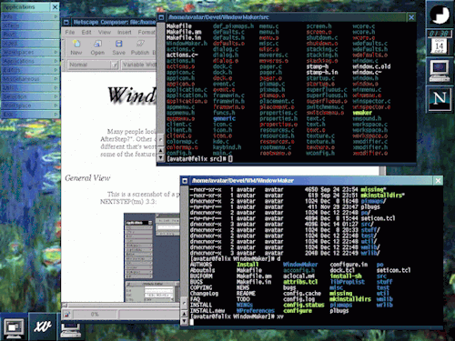 asswolf:  various old linux desktop things