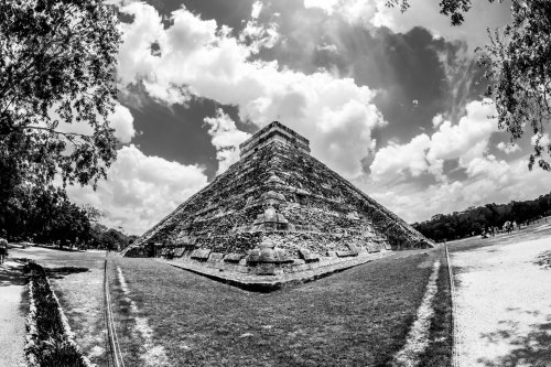 The architecture of Chichen Itza