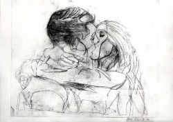  “The Kiss 3”, Intaglio print