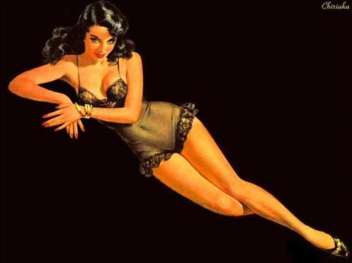 artbeautypaintings:  unknown - Ernest Chiriaka 