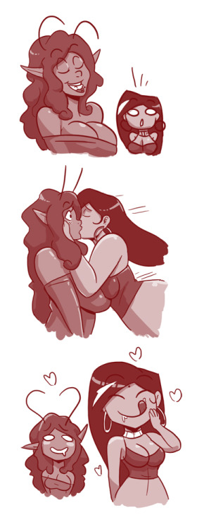 riendonut:  The filthiness saga of Carmessi’s Gala and Mirabelle! Thanks, man, for making that comic (second image up there) that FORCED ME TO DO ONE TOO. FORCED ME. AT GUNPOINT.  that was a pretty nice comic man, thank you very much! i should make