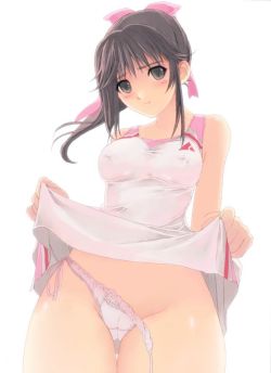 スカートめくってパンティ見せてる女の子の画像下さい