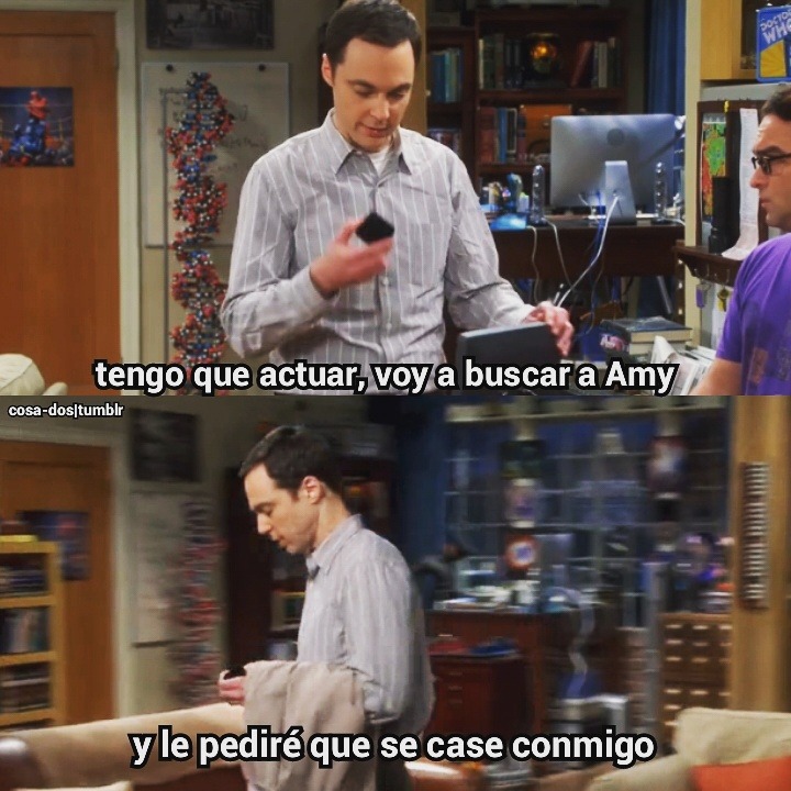un-mundo-de-papel:  cosa-dos:  💔💔 💔💔  Yo soy como sheldon, actuo demasiado