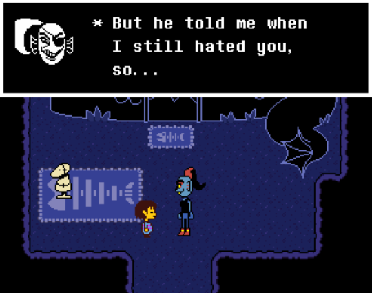 Semi Frequent Undertale Facts on X: * If you met Sans beforehand and then  reset, next time you meet Sans, Frisk will turn around and shake his hand  before he finishes his