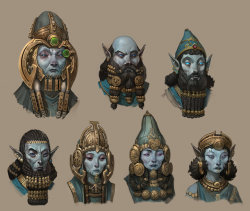 ladynerevar: Dwemer concepts by Matias Tapia