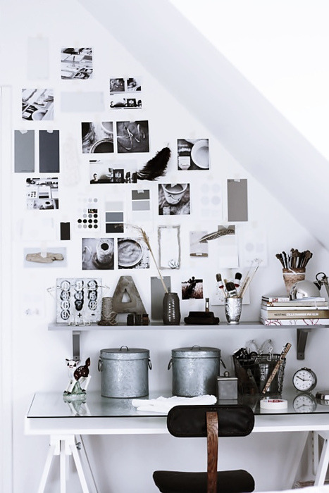 larueaida:  HOME OFFICE can always be the most favourite place in your home. You just have to know how can you personalize it -  you can style it up by colour, furniture, music, photography or simply - all of the above! :)