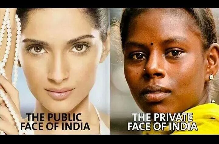 wetravelfast00:  darvinasafo:  #staywoke  1. Discrimination based on colour in India.