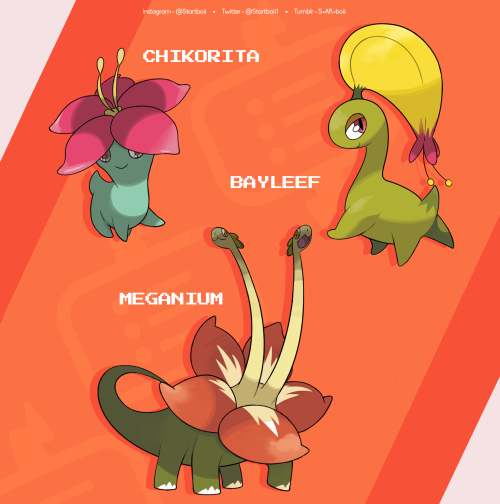 startboii:Johto starters rebooted + evolutionshope you like it!!