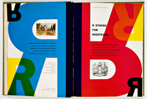 Bradbury Thompson, artwork for Westvaco, early 1960s. More to see: Design Quixotic