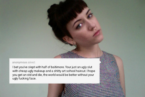 wetheurban:  SPOTLIGHT: Lindsay Bottos Turns Anon Tumblr Hate into Powerful Art Project 