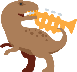 customemoji:the jazz band (sauropod, t-rex, snake, dragon, lizard, bug)