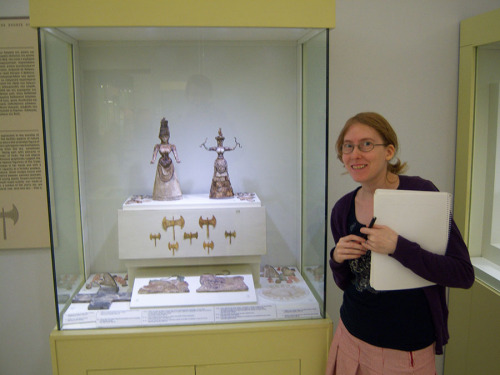 a-gnosis:Me at the Archaeological Museum of Heraklion, Crete. One of the highlights during my stay o