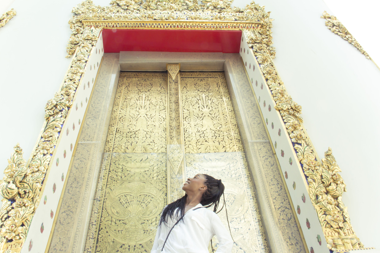ahoni:Wat Pho (The Temple of the Reclining Buddha). The largest and oldest Wat (buddhist