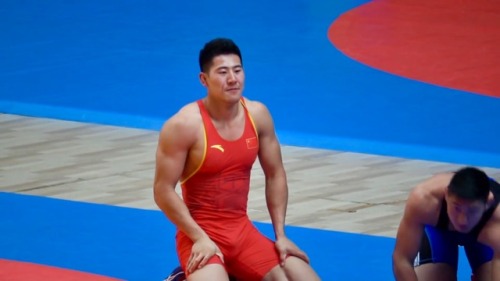 Champion wrestler, 2&quot; bulge #asiansph