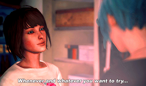 john-seed:12 DAYS OF LIFE IS STRANGE CHALLENGE  Day 8 → Easiest Choice to Make: Kiss Chloe“Oh man, t