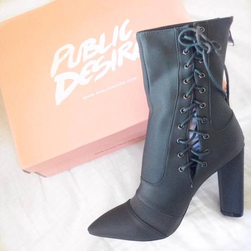 Finally part of the PB gang! These boots @publicdesire #beautiful #publicdesire #fblogger #shoegame