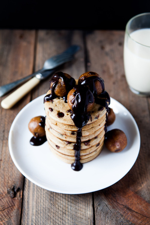 Vegan Peanut Caramel &amp; Chocolate Pancakes (GF)Chocolate Chip Cookie Pancakes (GF)Chocolate C