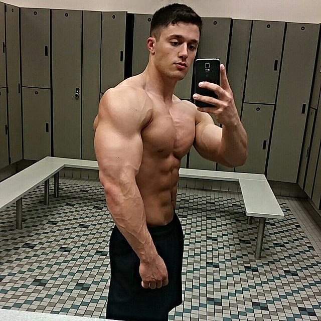 beautifulyoungmuscle:  Blake Massouyar to round out August.