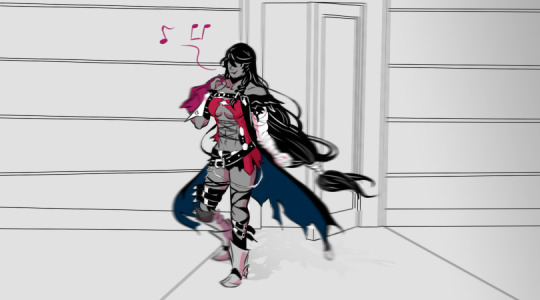 munadoodlesnonsense: Civilians shiver in fear: “I hope the Lord of Calamity doesn’t come to our village/town/city and wreak havoc here.” Velvet: *Humming her theme* 