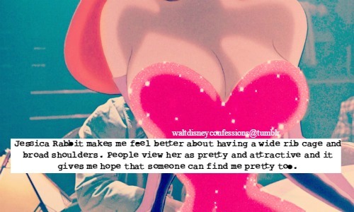 Walt Disney Confessions — “Jessica Rabbit makes me feel better