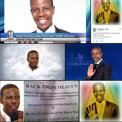 fashnchatter:  😳 Pastor Went to Heaven and Took Photos, Selling the Pics for 5K a Piece #blackfacts #pastor #blackchurch #blackchurchesbelike #how #religion #religious #selfie