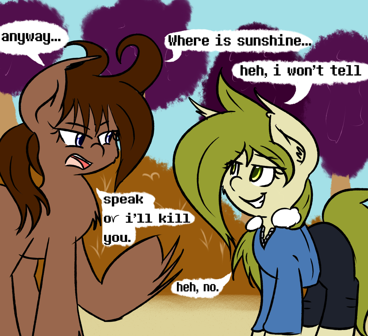 askflowertheplantponi:*Megalovania intensifies* ((full res gifs cuz tumblr gif quality