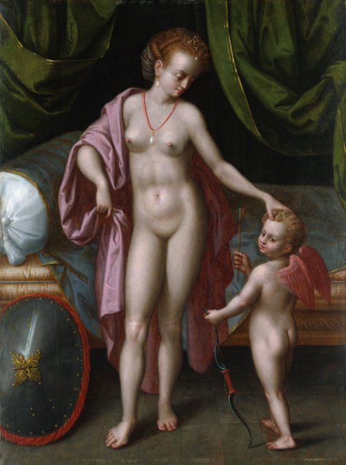 hildegardavon:(Atributed to) Alexander Wiskemann, active 1604-1622 (1580-1621?)Venus and Amor, n/d, 