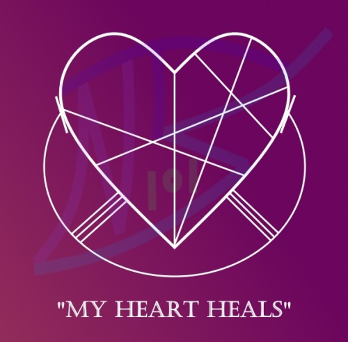 strangesigils: “My Heart Heals” Keep this sigil under your mattress.Most healing happens