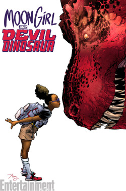 illyanapryde:  MEET MARVEL’S NEWEST FEMALE SUPERHERRO IN MOON GIRL AND DEVIL DINOSAUR Lunella’s struggle to fit in may be a little more complex than that of a normal teenage girl.“Something that’s hallmark of a Marvel Hero is that they’re gifted