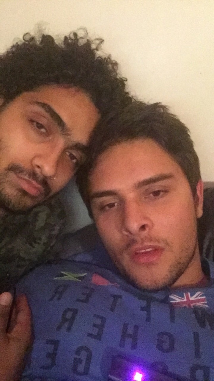 c-bassmeow:  Happy birthday @santeria mi muñeco 😍😘❤🌈🌈❤🌸🌸🌸❤❤❤😍😍